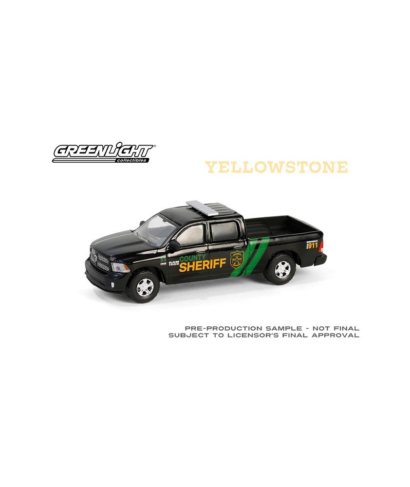 Greenlight Hollywood Series 42 - 2013 Ram 1500 County Sheriff Yellowstone