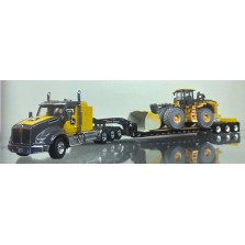 Ertl Prestige Collection - John Deere 904 P-Tier Wheel Loader with Kenworth Semi and Lowboy Trailer