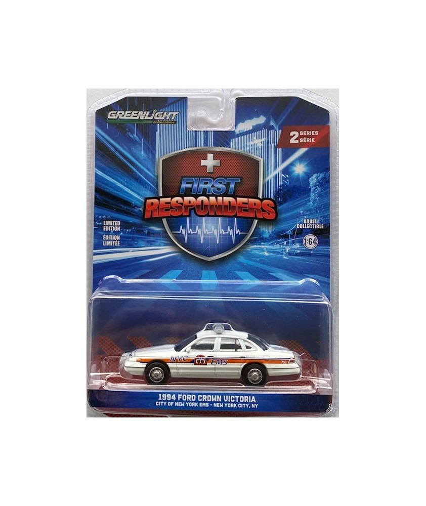 Greenlight First Responders Series 2 - 1994 Ford Crown Victoria City of New York EMS