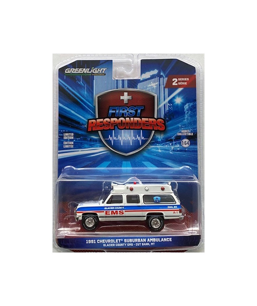 Greenlight First Responders Series 2 - 1991 Chevrolet Suburban Ambulance