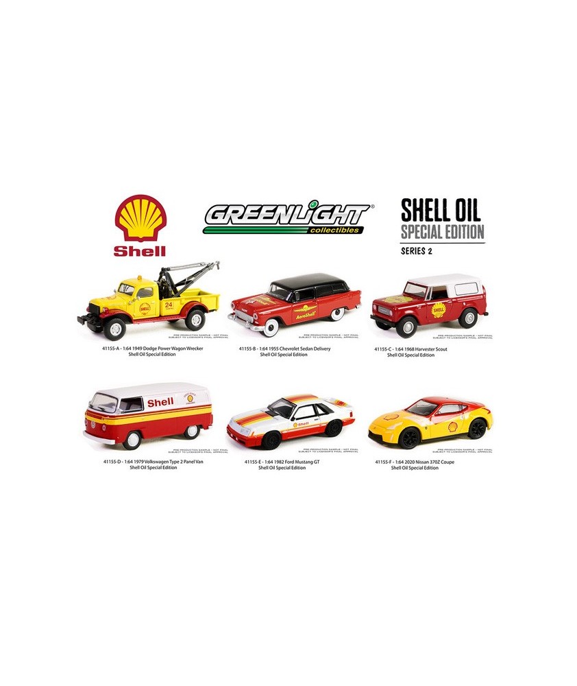 Greenlight Shell Oil Special Edition Series 2 - Six Piece Set