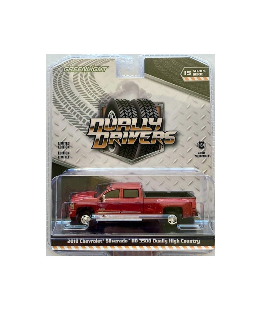 Greenlight Dually Drivers Series 15 - 2018 Chevrolet Silverado 3500 HD Dually High Country