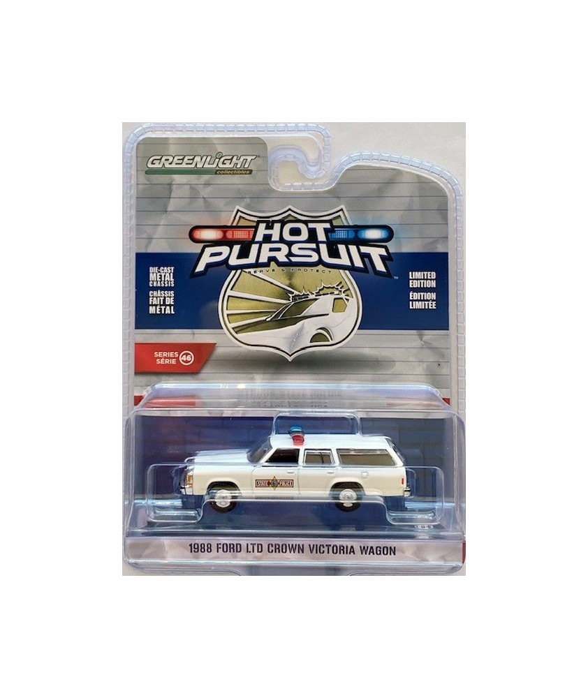 Greenlight Hot Pursuit Series 46 - 1988 Ford LTD Crown Victoria Wagon Illinois State Police