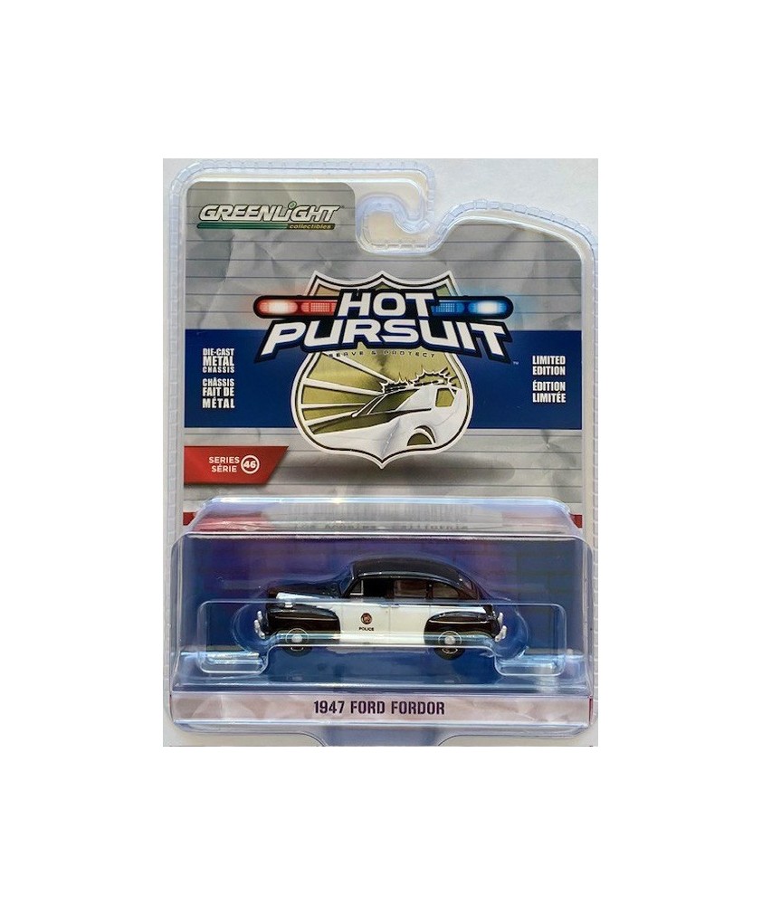 Greenlight Hot Pursuit Series 46 - 1947 Ford Fordor Police Car LAPD