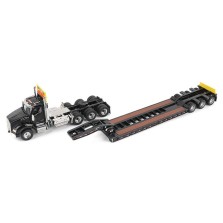 Diecast Masters Kenworth T880 SBFA Daycab Tridem Tractor with Trail King TK120 HDG Lowboy Trailer