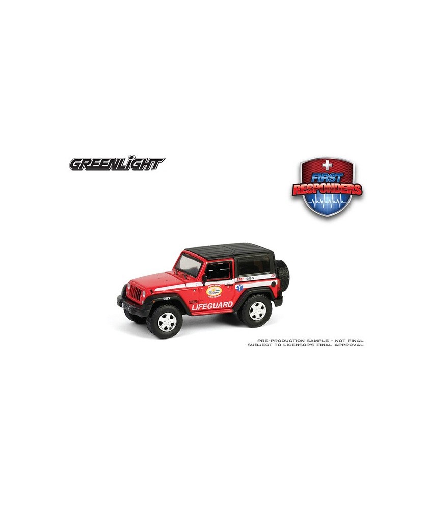 Greenlight First Responders Series 2 - 2011 Jeep Wrangler Beach Safety Unit