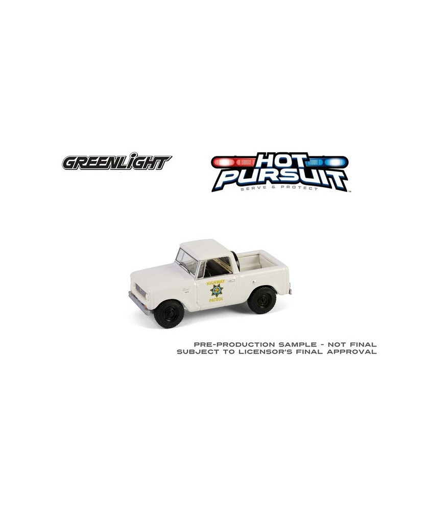 Greenlight Hot Pursuit Series 46 - 1964 Harvester Scout Half Cab California Highway Patrol