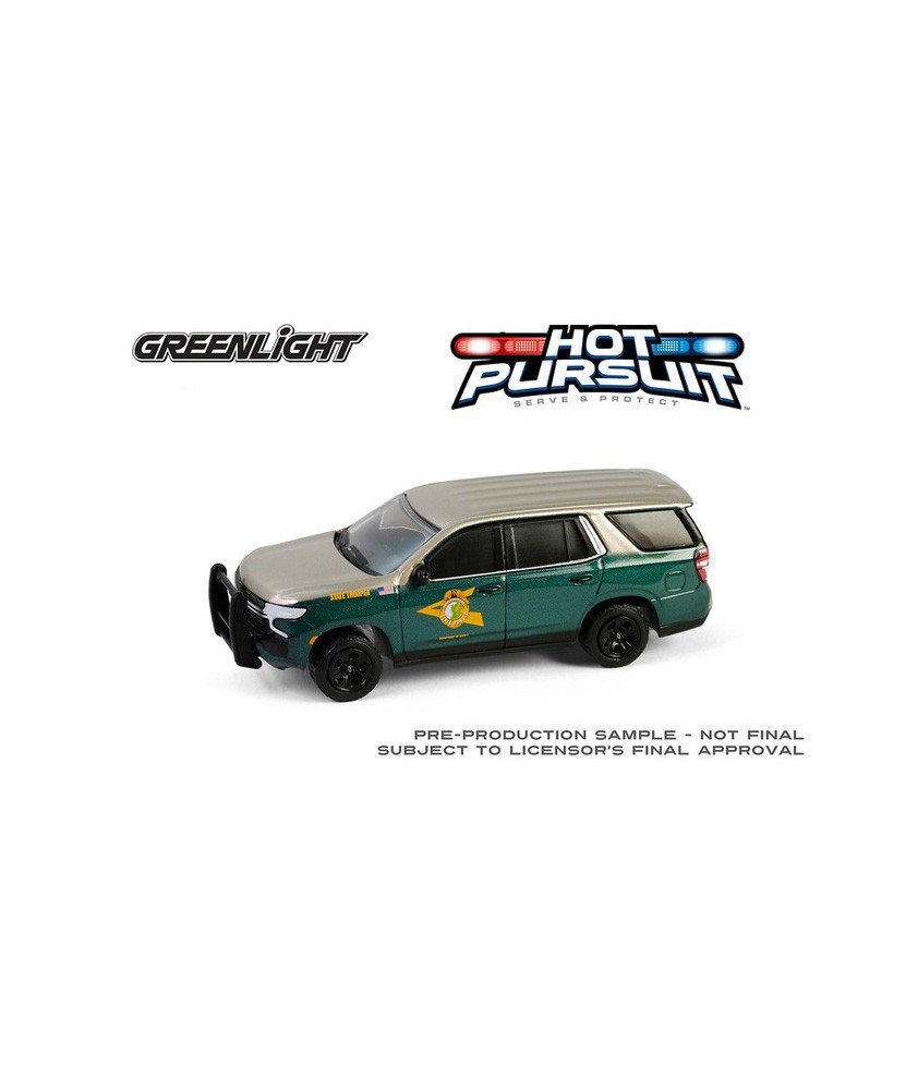 Greenlight Hot Pursuit Series 46 - 2023 Chevrolet Tahoe Police Pursuit Vehicle New Hampshire State Police