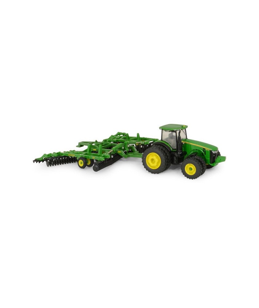 John Deere 8320R Tractor with 637 Disk