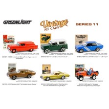 Greenlight Vintage Ad Cars Series 11 - Six Car Set