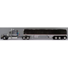 DCP by First Gear - Peterbilt 379 with Wilson Pacesetter Tri-Axle Grain Trailer