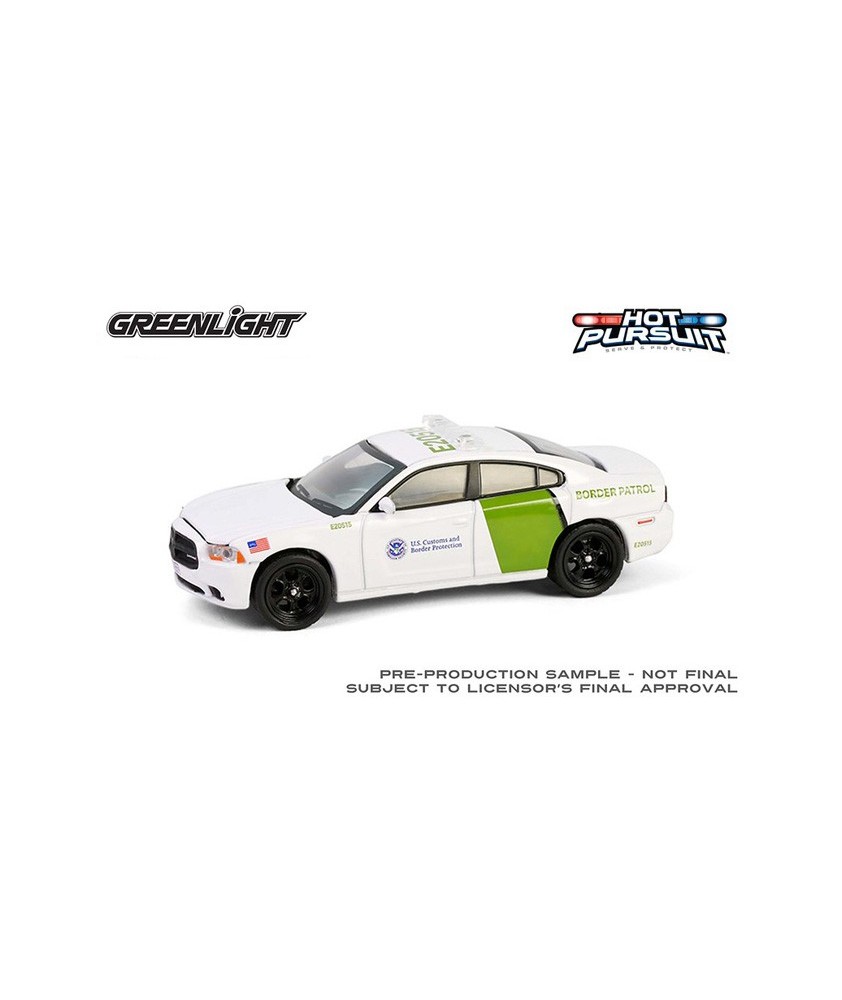 Greenlight Hot Pursuit U.S. Customs and Border Protection Patrol - 2014 Dodge Charger