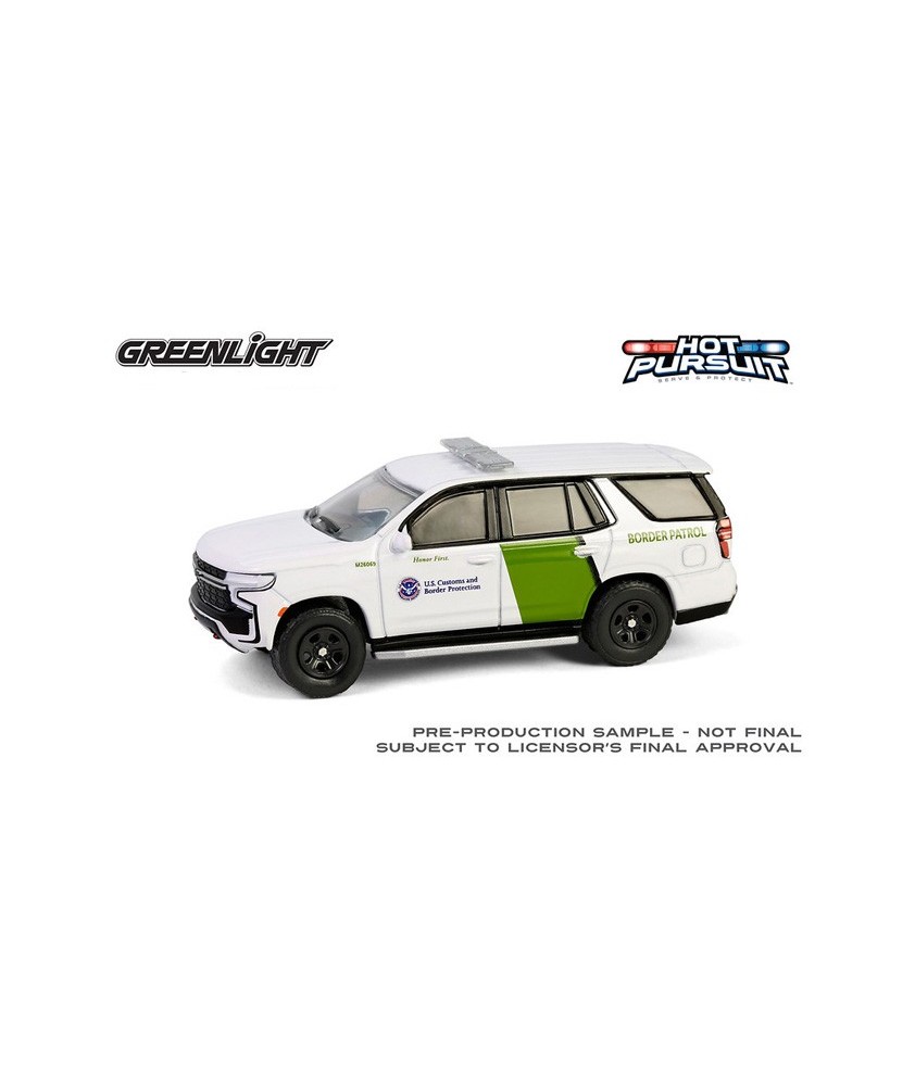 Greenlight Hot Pursuit U.S. Customs and Border Protection Patrol - 2023 Chevrolet Tahoe