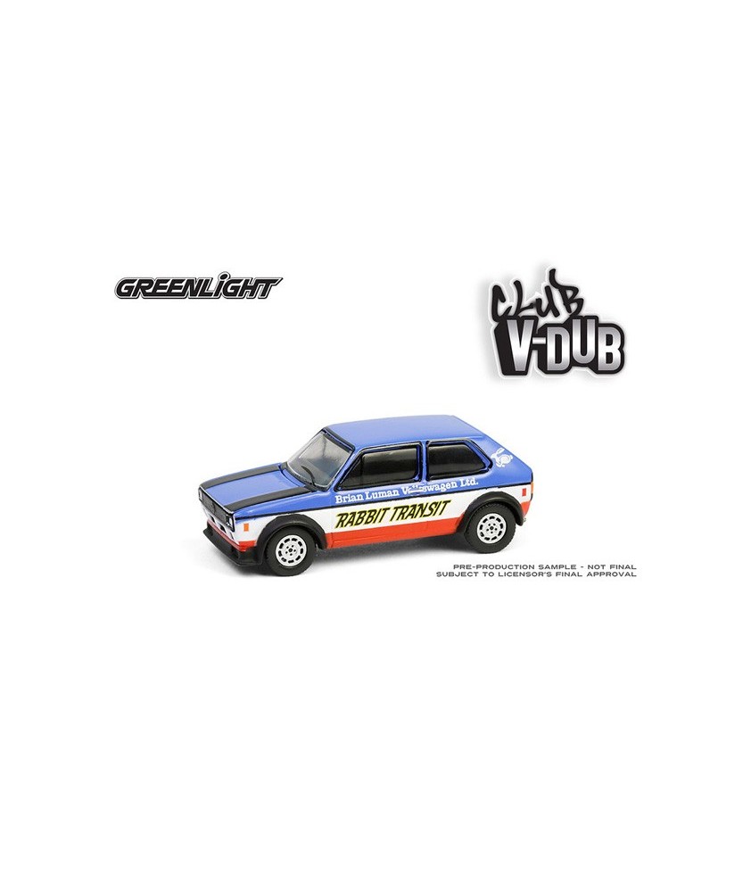 Greenlight Club Vee-Dub Series 20 - 1980 Volkswagen Rabbit GTI Widebody