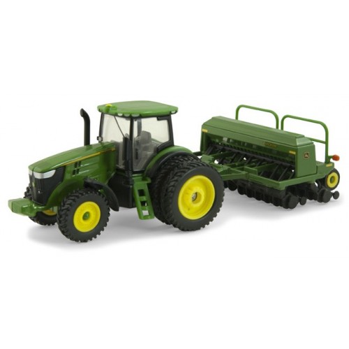 John Deere 7215R Tractor with 1590 Grain Drill