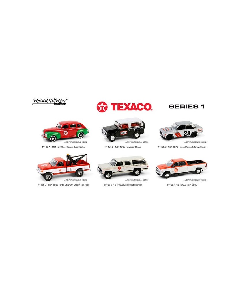 Greenlight Texaco Special Edition Series 1 - Six Piece Set