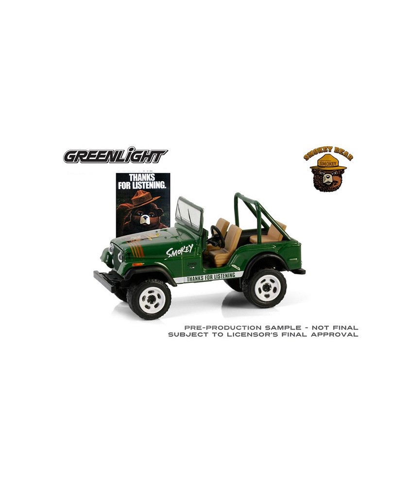 Greenlight Smokey Bear Series 4 - 1975 Jeep CJ-7