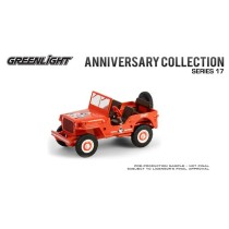 Greenlight Anniversary Collection Series 17 - 1944 Willys MB Smokey Bear