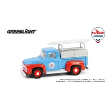 Greenlight Chevron Special Edition Series 1 -1956 Ford F-100 with Tool Boxes and Ladders