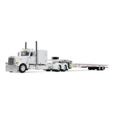 DCP by First Gear - Peterbilt Model 389 with with Landoll 440B-50CA Traveling Axle Trailer