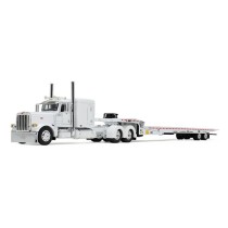 DCP by First Gear - Peterbilt Model 389 with with Landoll 440B-50CA Traveling Axle Trailer
