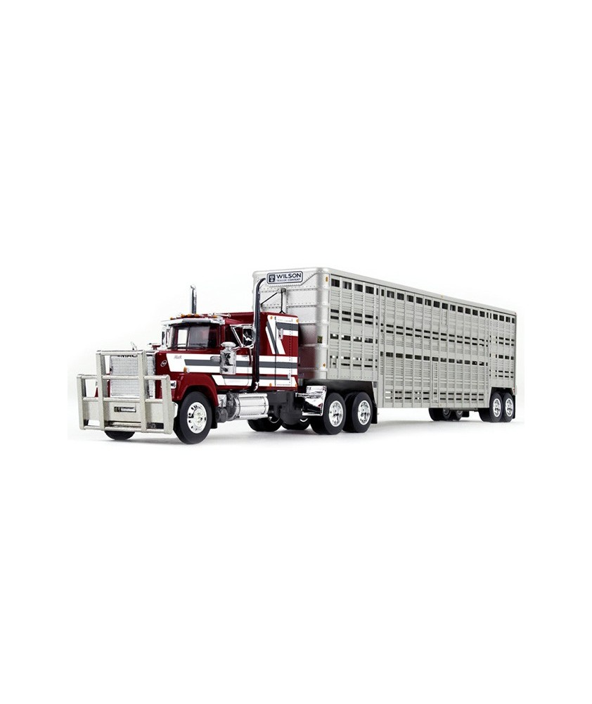 DCP by First Gear - Mack Super-Liner with Wilson Vintage Livestock Trailer DCP by First Gear - Mack Super-Liner with Wilson Vintage Livestock Trailer