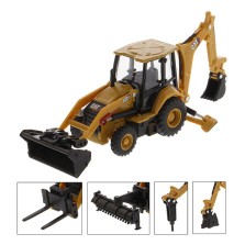 Diecast Masters Play and Collect - CAT 420 XE Backhoe Loader with Tools
