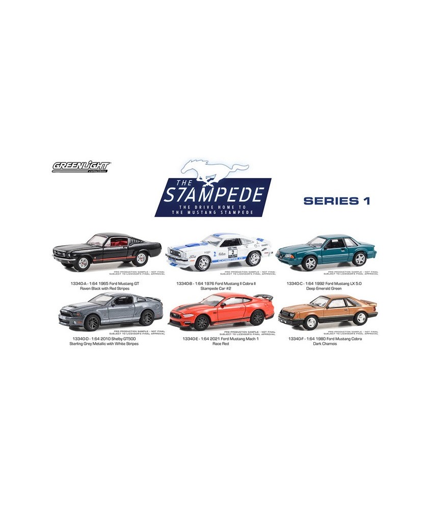 Greenlight The Stampede Series 1 - Six Car Set Greenlight The Stampede Series 1 - Six Car Set