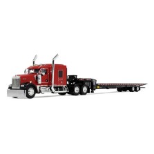 DCP by First Gear - Kenworth W900L with Landoll 440B-50CA Traveling Axle Trailer