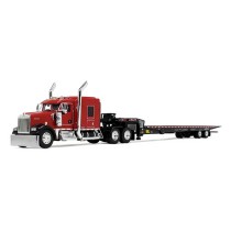 DCP by First Gear - Kenworth W900L with Landoll 440B-50CA Traveling Axle Trailer