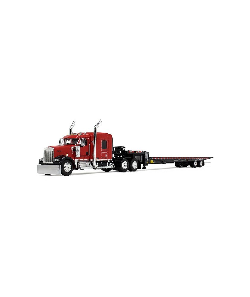 DCP by First Gear - Kenworth W900L with Landoll 440B-50CA Traveling Axle Trailer DCP by First Gear - Kenworth W900L with Landoll 440B-50CA Traveling Axle Trailer
