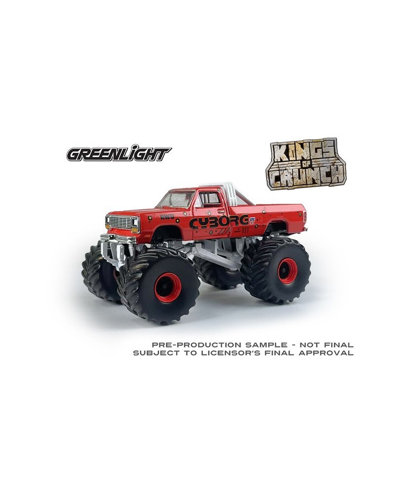 Greenlight Kings of Crunch Series 16 - 1990 Dodge Ram D250 Monster Truck Cyborg Greenlight Kings of Crunch Series 16 - 1990 Dodge Ram D250 Monster Truck Cyborg