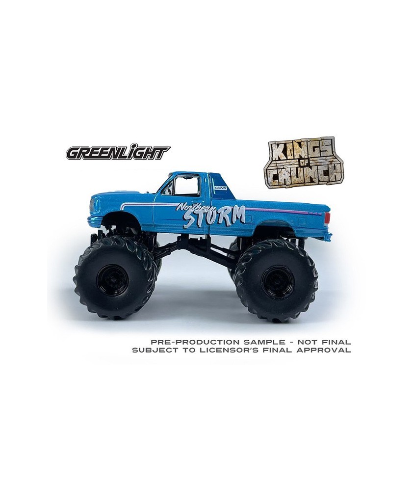 Greenlight Kings of Crunch Series 16 - 1993 Ford F-250 Monster Truck Northern Storm Greenlight Kings of Crunch Series 16 - 1993 Ford F-250 Monster Truck Northern Storm