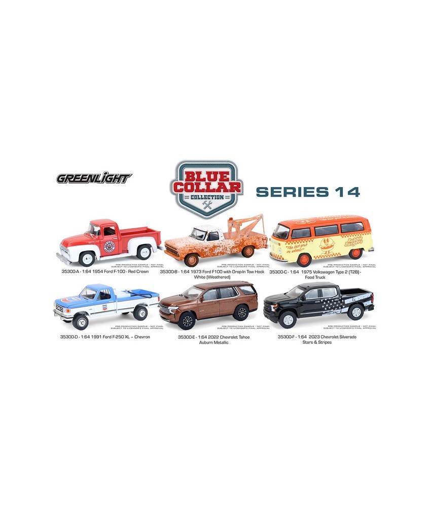 Greenlight Blue Collar Series 14 - Six Piece Set