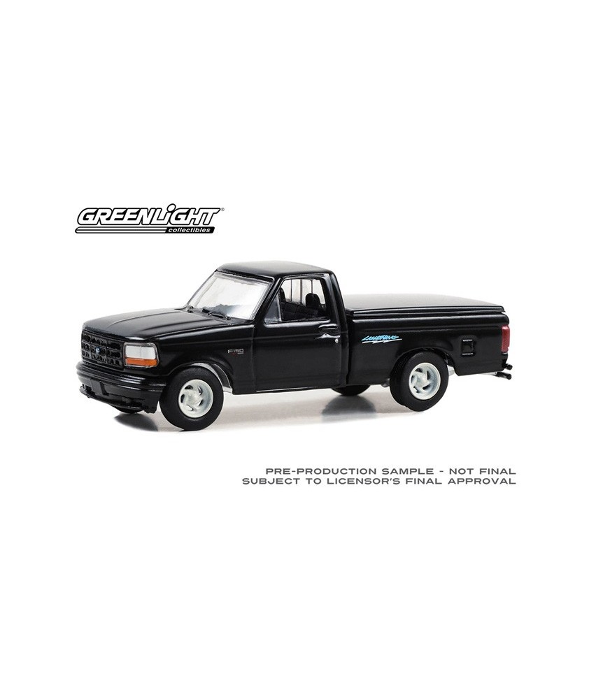 Greenlight Hobby Exclusive - 1994 Ford F-150 SVT Lightning with Tonneau Bed Cover Black Greenlight Hobby Exclusive - 1994 Ford F-150 SVT Lightning with Tonneau Bed Cover Black