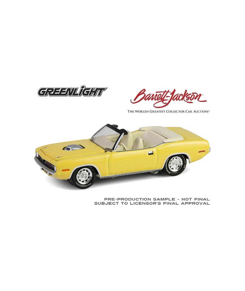 Greenlight Barrett-Jackson Series 15 - 1970 Plymouth Cuda Convertible Greenlight Barrett-Jackson Series 15 - 1970 Plymouth Cuda Convertible