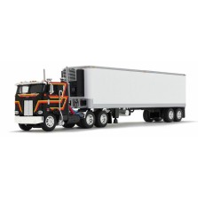 DCP by First Gear Peterbilt Model 352 COE with Vintage Refrigerated Trailer