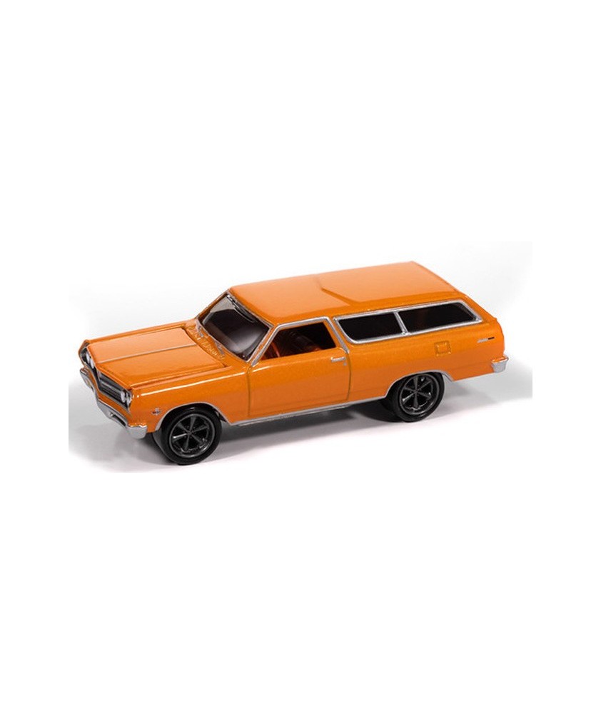 Johnny Lightning Collector Tin 2025 Release 2B - 1965 Chevrolet Chevelle Malibu 2-Door Wagon Johnny Lightning Collector Tin 2025 Release 2B - 1965 Chevrolet Chevelle Malibu 2-Door Wagon