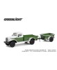 Greenlight Hitch and Tow Series 32 - 1950 Dodge Power Wagon with 1/4 Ton Cargo Trailer