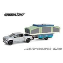 Greenlight Hitch and Tow Series 32 - 2024 Chevrolet Silverado High Country with Pop-Up Camper