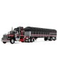 DCP by First Gear - Kenworth W900A and Wilson Roadbrute  Flatbed Spread-Axle Trailer with Covered Wagon