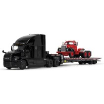DCP by First Gear - Mack Anthem and Landoll Traveling Axle Trailer and Mack B-61 Cab Load