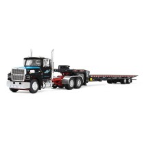 DCP by First Gear - Ford LTL 9000 Day Cab with Landoll 440B-50CA Traveling Axle Trailer Capello