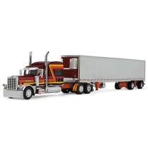 DCP by First Gear - Peterbilt Model 389 with Refrigerated Utility Trailer Hurricane Express