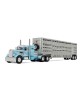 DCP by First Gear - Peterbilt Model 351 with Wilson Vintage Livestock Trailer