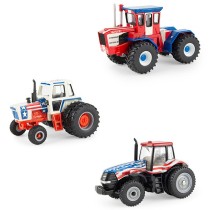 Ertl Case IH - Stars and Stripes 3 Tractor Set USA 250