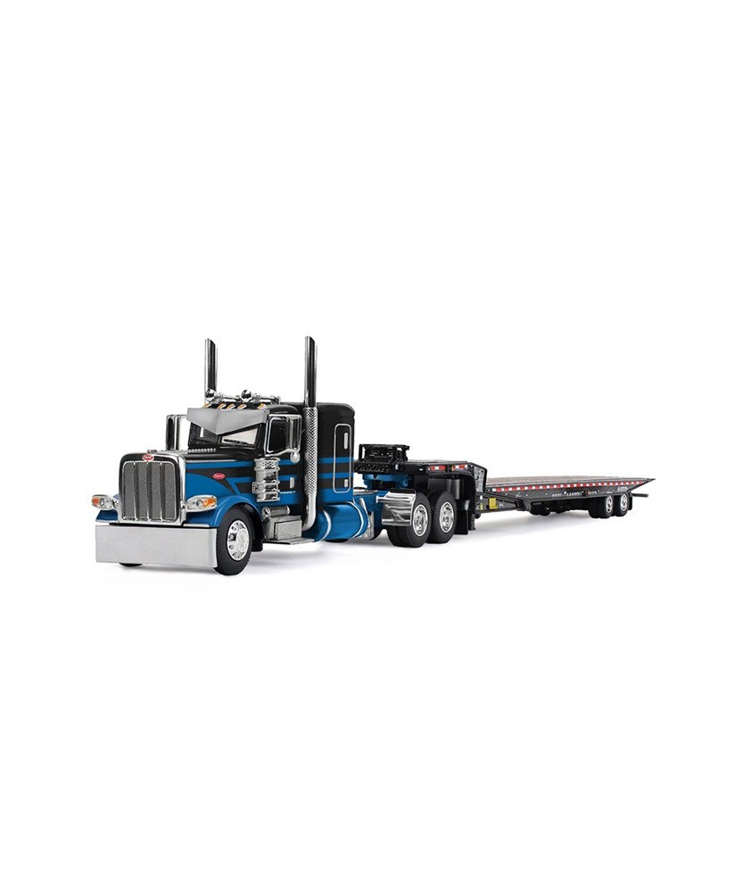 DCP by First Gear - Peterbilt Model 389 Hauling Landoll 440B-50CA Traveling Axle Trailer