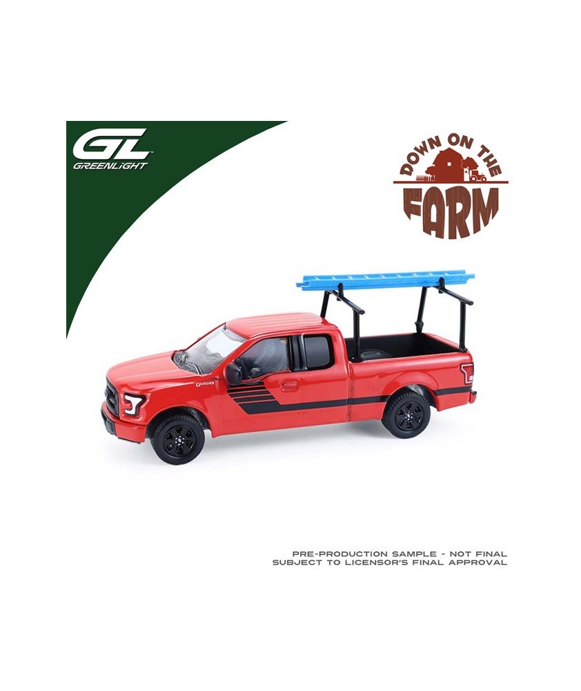 Greenlight Down on the Farm Series 11 - 2015 Ford F-150 Pickup with Ladder Rack