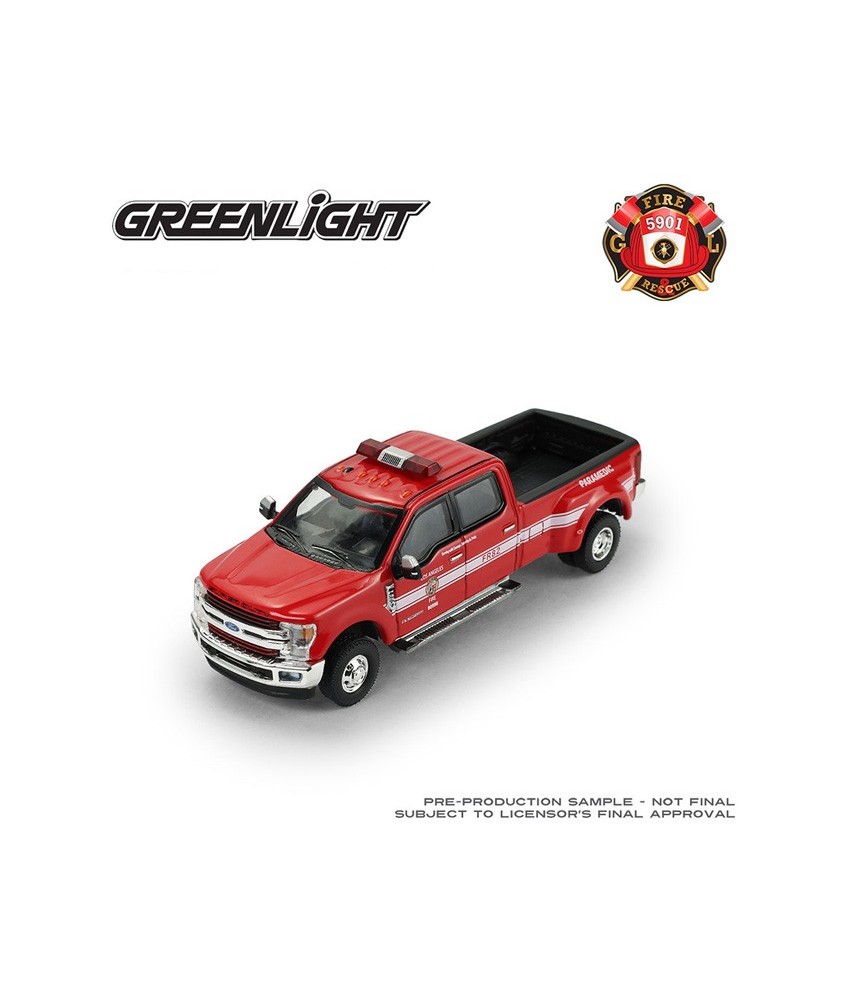 Greenlight Fire and Rescue Series 5 - 2018 Ford F-350 Dually Pickup Los Angeles Fire Department