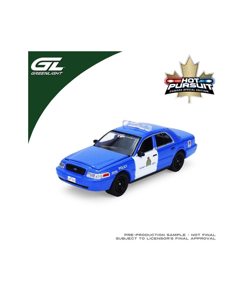 Greenlight Hot Pursuit Series 49 - 2008 Ford Crown Victoria Interceptor Royal Canadian Mounted Police